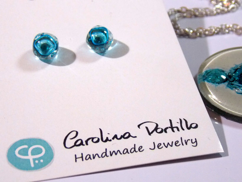 Recycled Glass Jewelry by Carolina Portillo -1