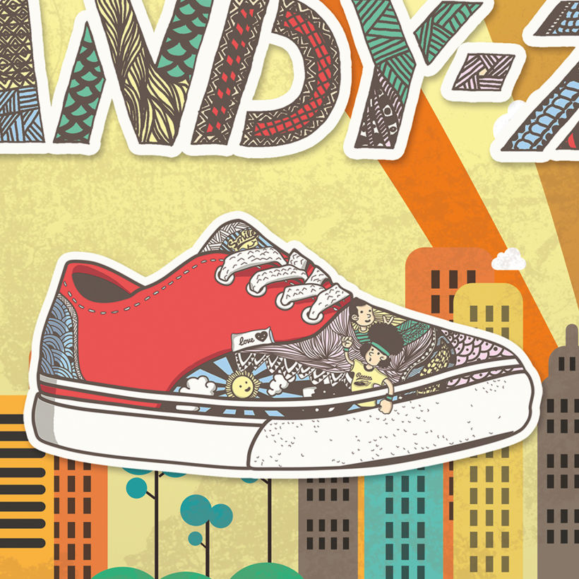 Display para la marca de calzado ANDY-Z 1