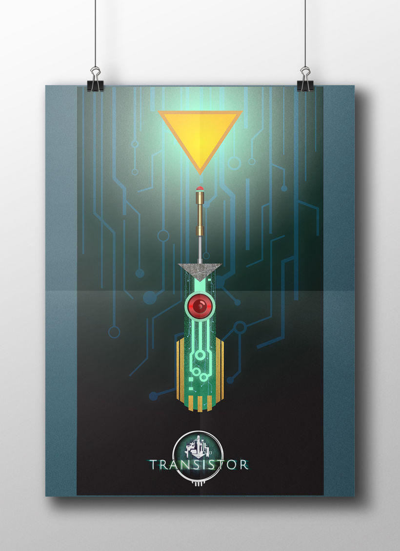 Transistor (SuperGiant Games) · Poster · FanArt 1
