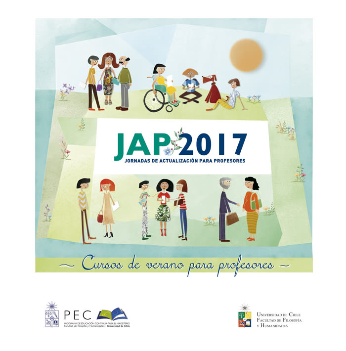 Diseño e ilustraciones portada JAP 2017 Universidad de Chile 0