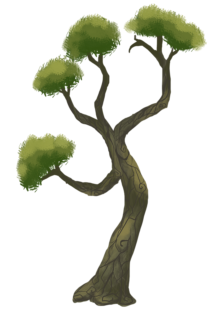 Diseño de árboles  para videojuego 2