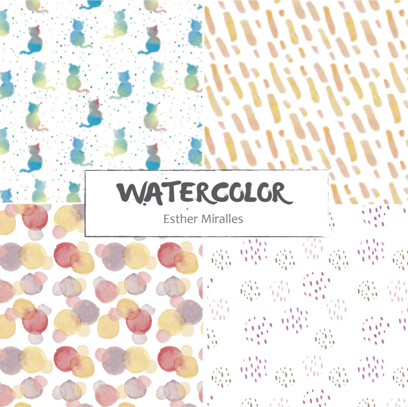 Watercolor patterns 1