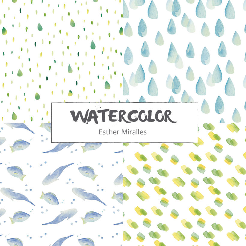 Watercolor patterns 0