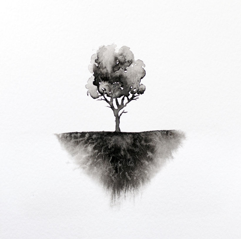algunos árboles para un libro ilustrado de poesía 1