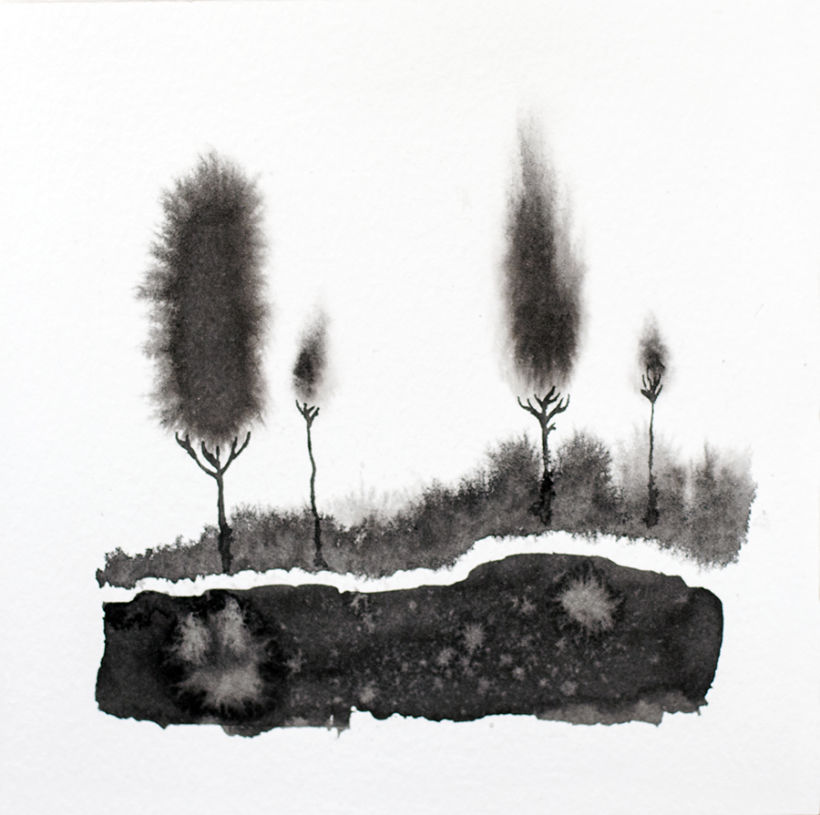 algunos árboles para un libro ilustrado de poesía 2
