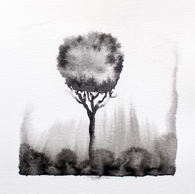 algunos árboles para un libro ilustrado de poesía 3