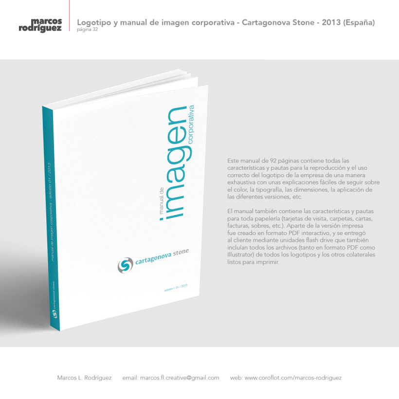 Logotipo y manual de imagen corporativa - Cartagonova Stone - 2013 (España) 3