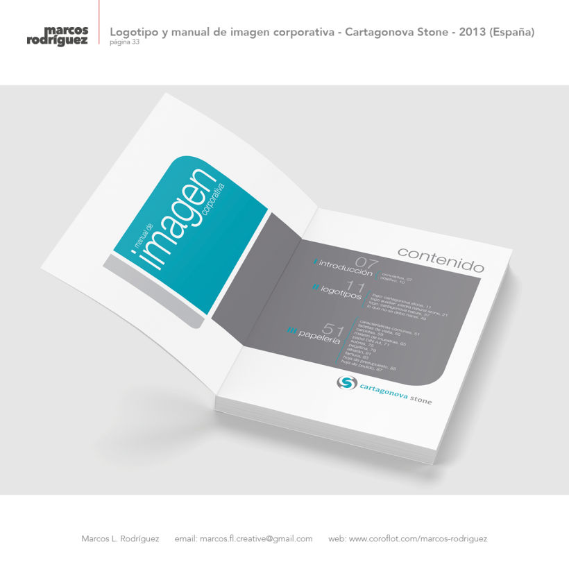 Logotipo y manual de imagen corporativa - Cartagonova Stone - 2013 (España) 4