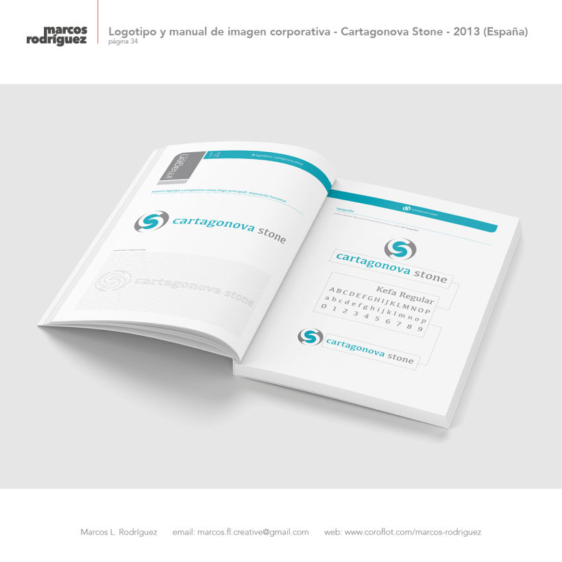Logotipo y manual de imagen corporativa - Cartagonova Stone - 2013 (España) 5