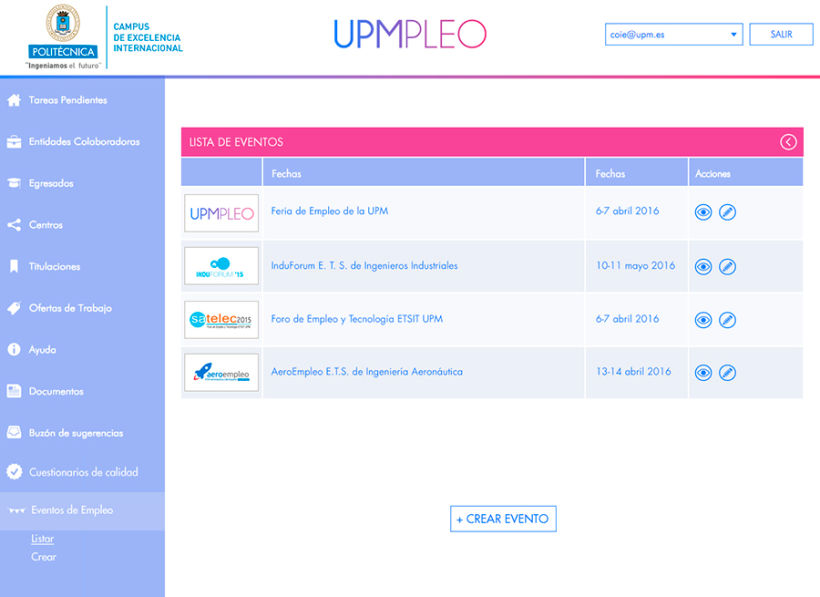 UPMpleo - Portal de Empleo de la UPM 4