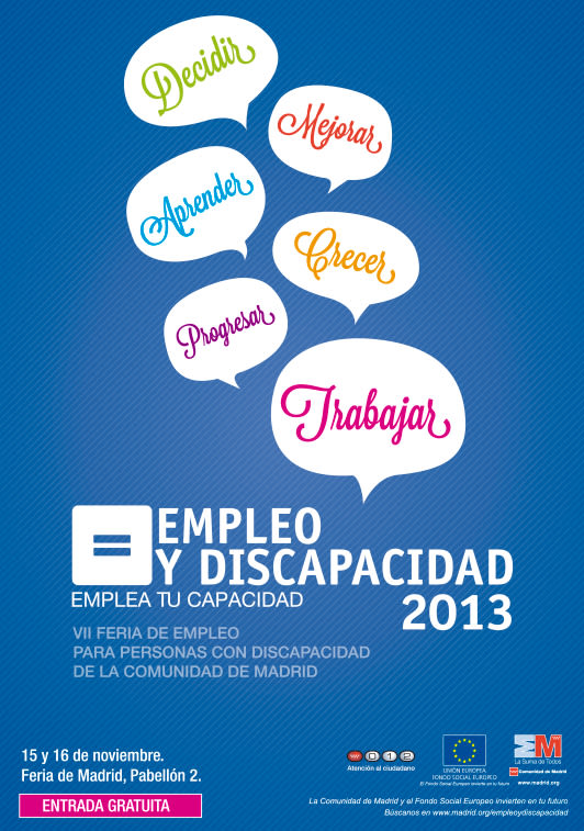 Empleo y Discapacidad 2013 - Propuestas de Imagen 2