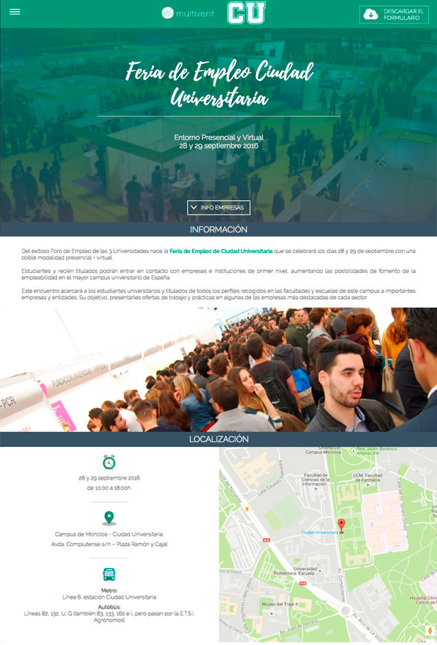 Feria Ciudad Universitaria - Diseño de Logotipo y web 4