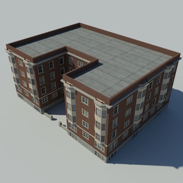 Edificio creado en 3D Max 4
