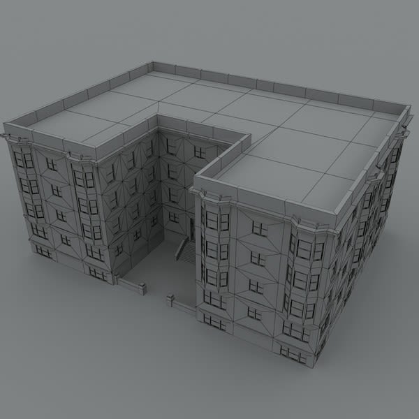 Edificio creado en 3D Max 5