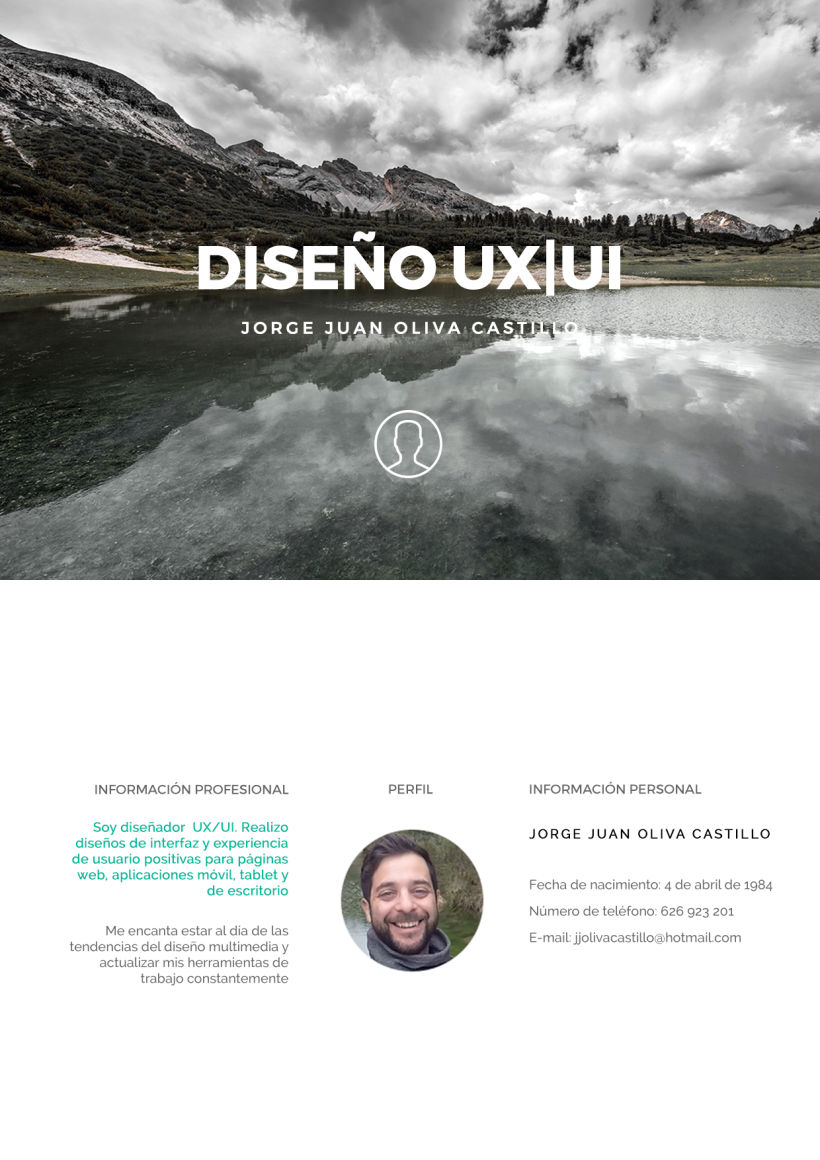 Portafolio Diseño UX | UI INTERFAZ Jorge Juan Oliva Castillo jjolivacastillo Diseñador web y aplicaciones 1