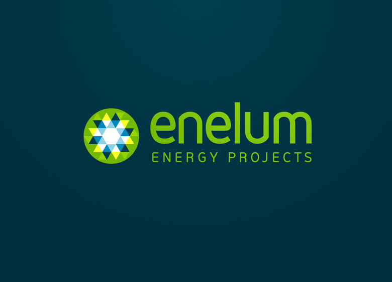 Diseño de identidad corporativa para Enelum, una empresa especializada en el diseño, ejecución y gestión de proyectos de energías renovables (especialmente solar y eólica). 1
