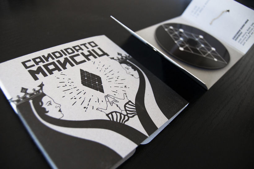 Diseño e ilustración del primer EP de Candidato Manchú 0