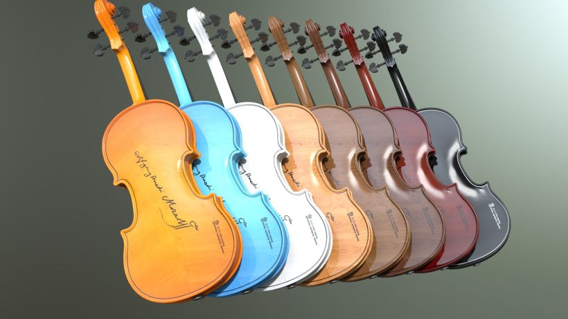 Violines - Modelo 3D 11