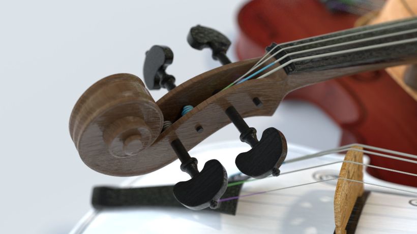Violines - Modelo 3D 13
