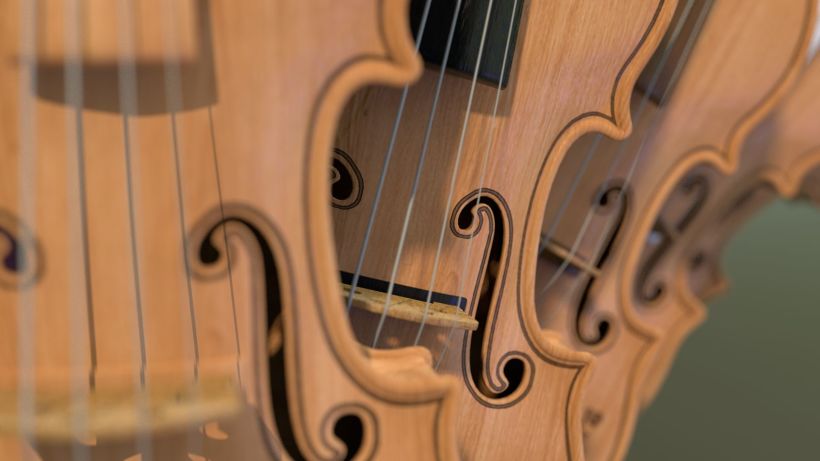 Violines - Modelo 3D 1