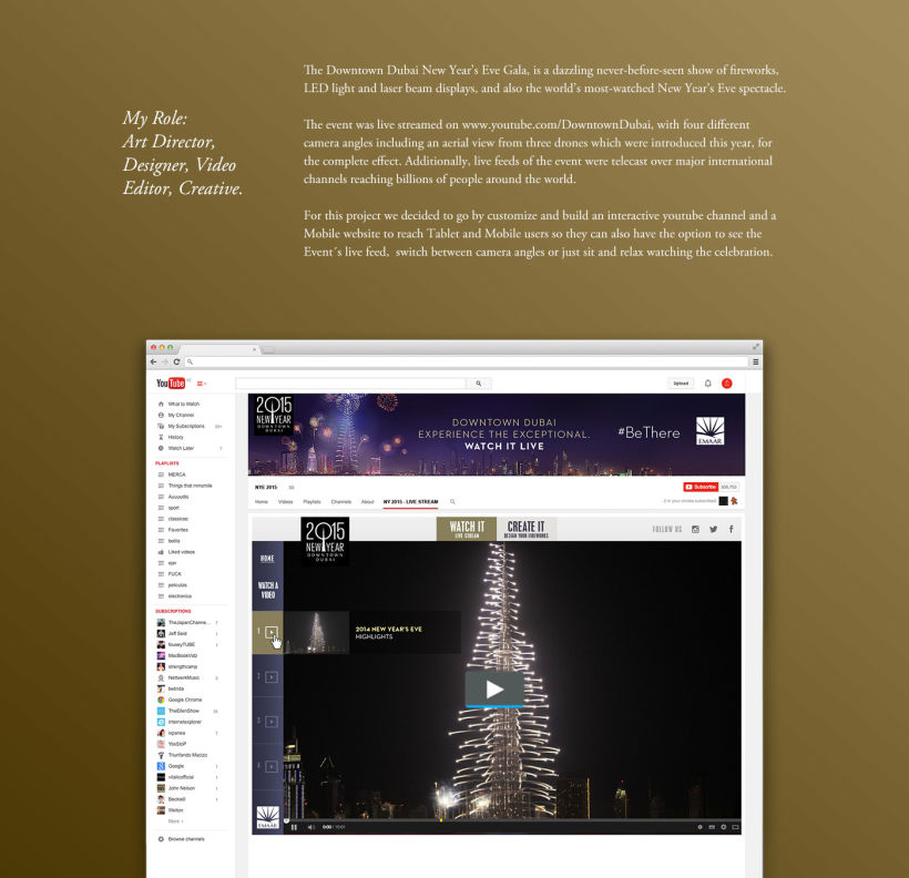 Emmar - Youtube App - Dubai New Year’s Eve Gala 1