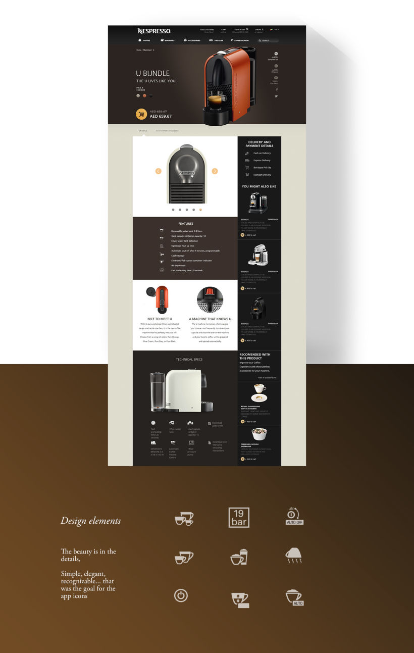 Nespresso Middle East - Product Page E-shop 3