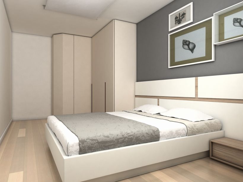 Distribución y diseño de mobiliario de dormitorio adulto -1