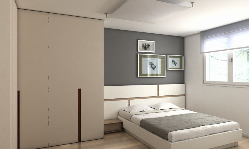 Distribución y diseño de mobiliario de dormitorio adulto 0