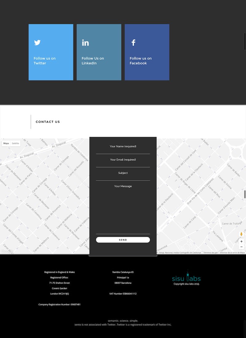 sisu labs. Redesign of the Corporate Website 3