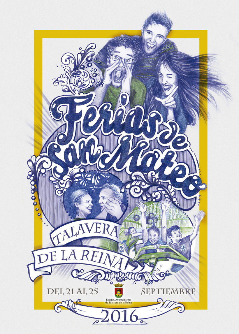 PRIMER PREMIO CONCURSO CARTELES. Feria San Mateo - Talavera - Toledo - España -1