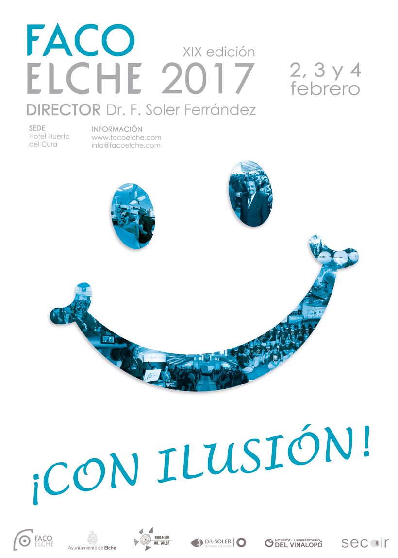 Cartel para concurso FacoElche 2017. Propuesta 2 - "La sonrisa de todos"  -1