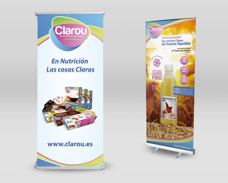 Diseño corporativo y publicitario para Clarou. 10