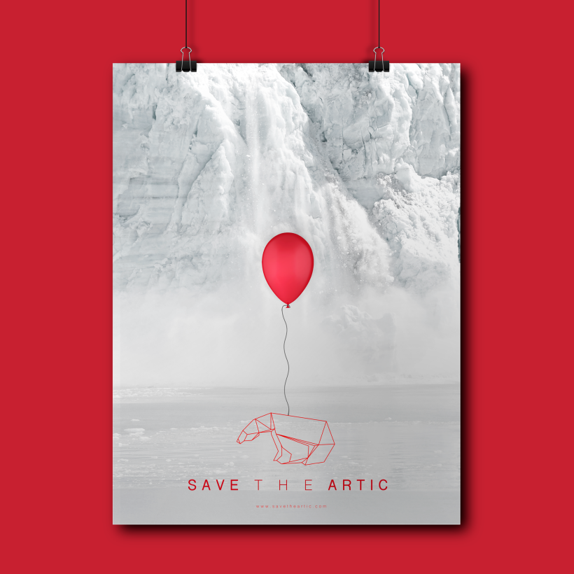 Cartel "Save the Artic" -1