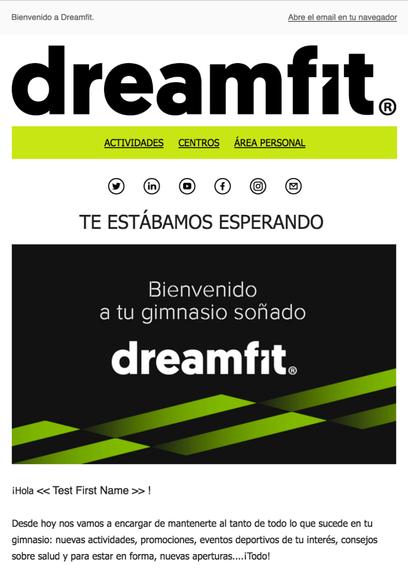 Diseño Campaña DreamFit - Email Marketing -1