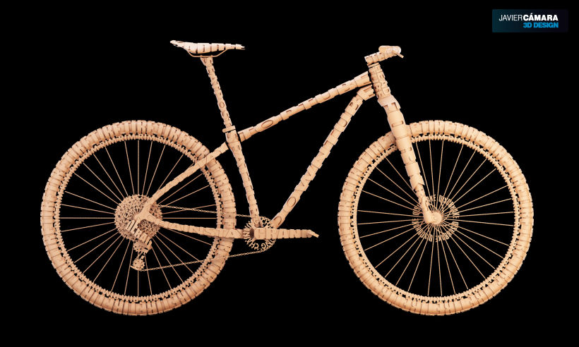 Bike Letters - 3D Graphic design 1