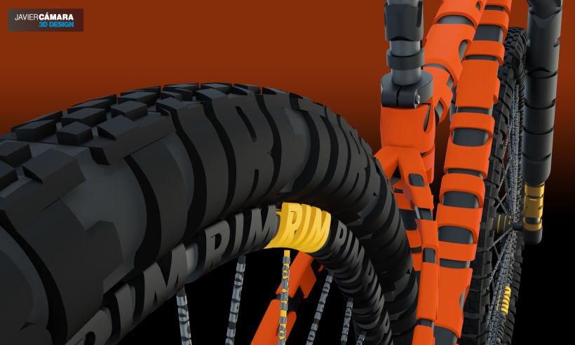 Bike Letters - 3D Graphic design 16