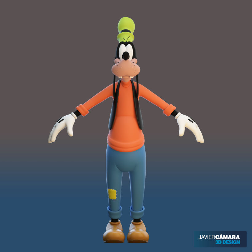 3D character modeling - Goofy  4