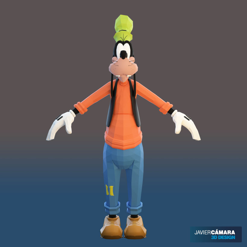 3D character modeling - Goofy  3