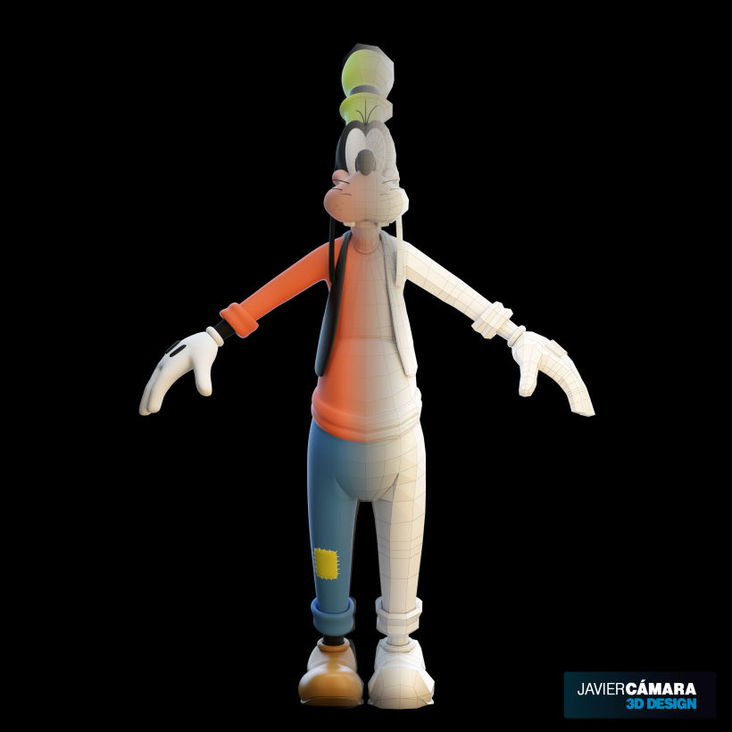 3D character modeling - Goofy  5