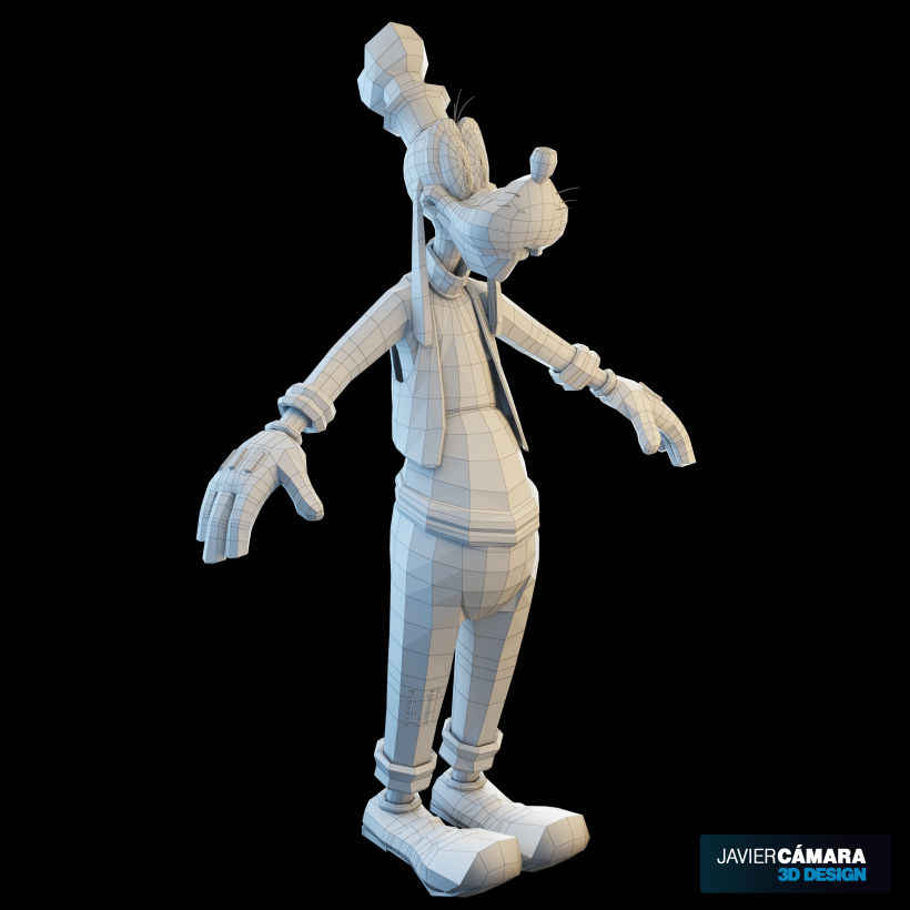 3D character modeling - Goofy  6