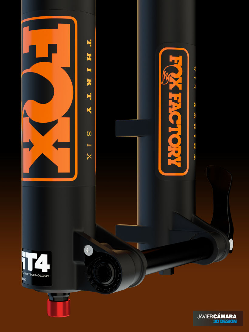 3D - Bike Suspension Fox 36 10