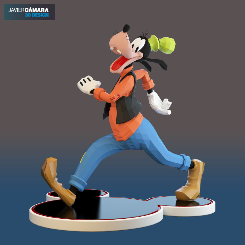 3D character modeling - Goofy  14