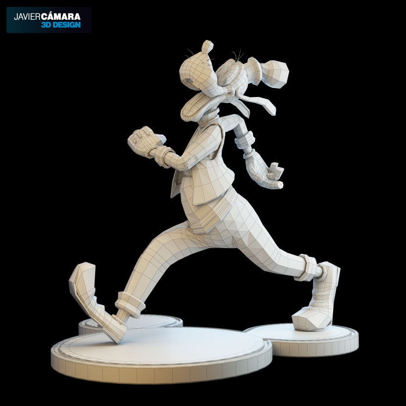 3D character modeling - Goofy  12