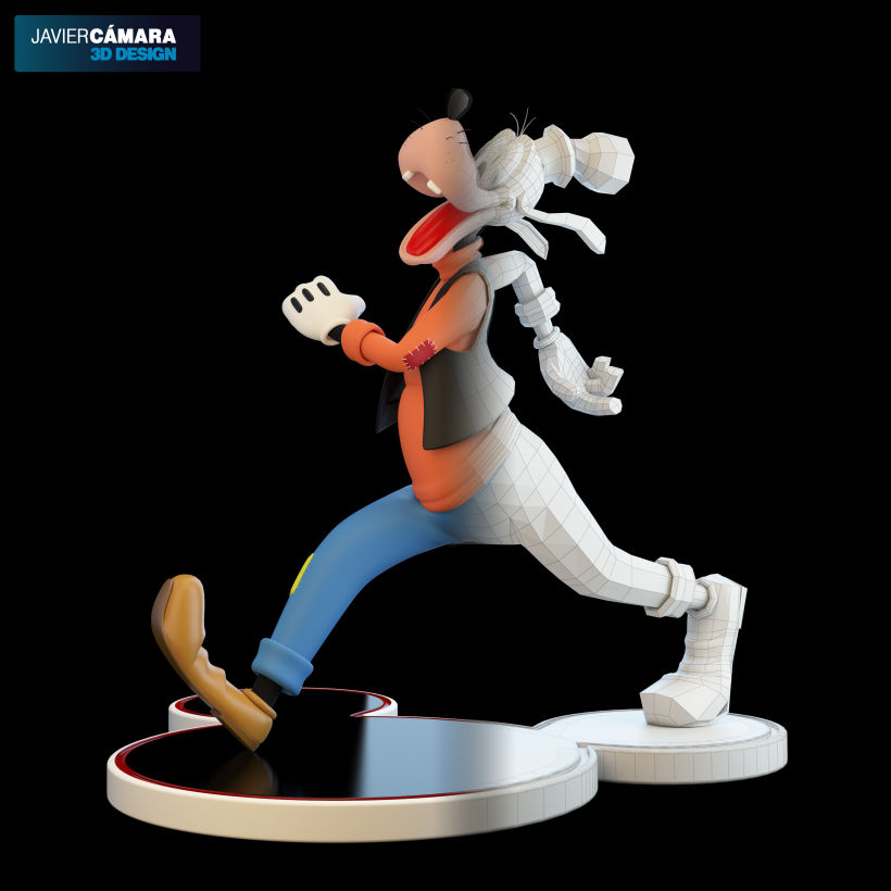3D character modeling - Goofy  16