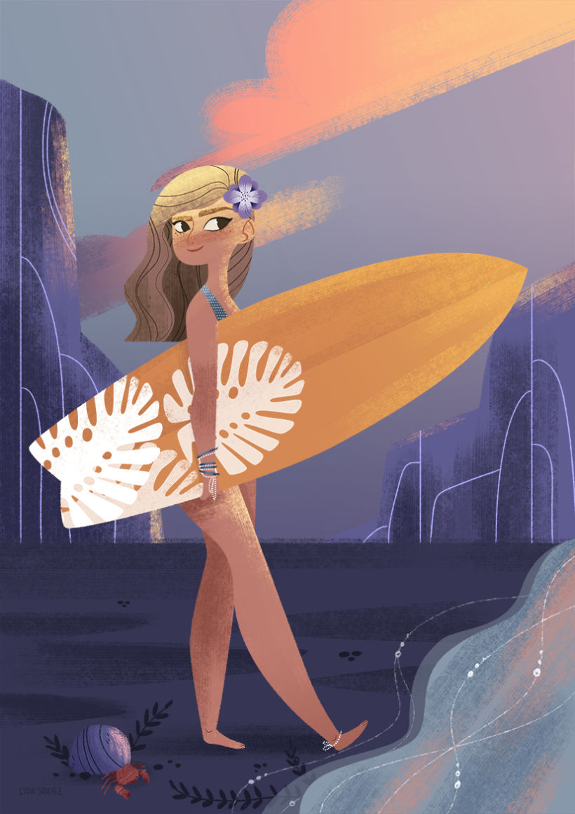 Surfer Girl -1