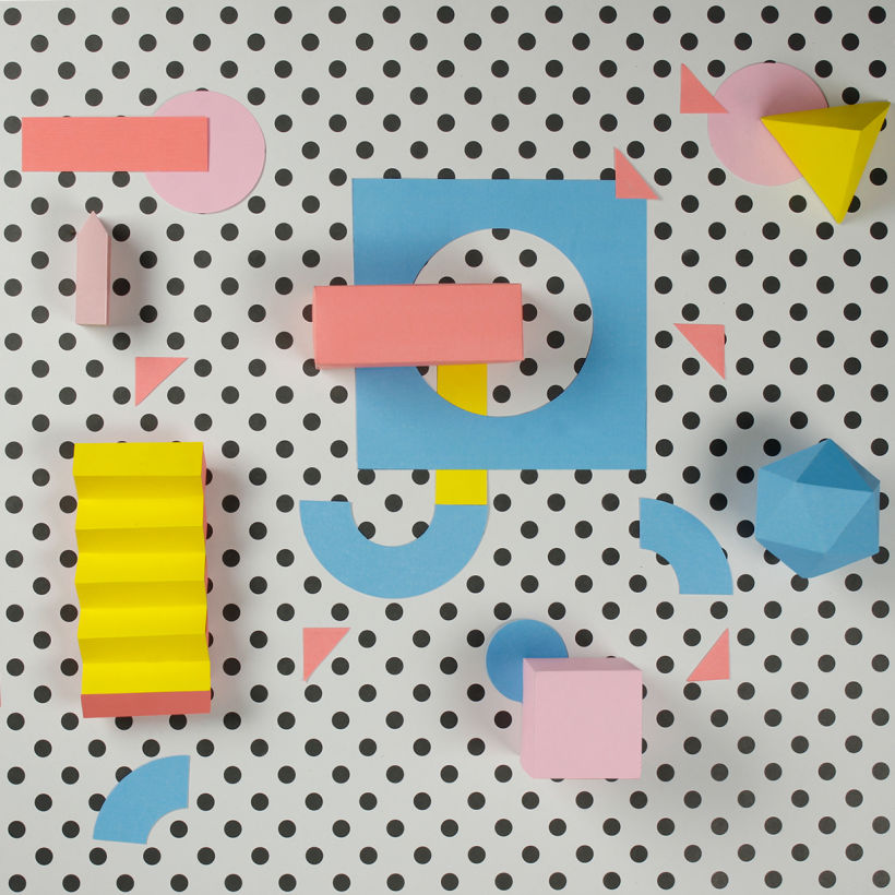 Colorful Paper Craft Alphabet 12