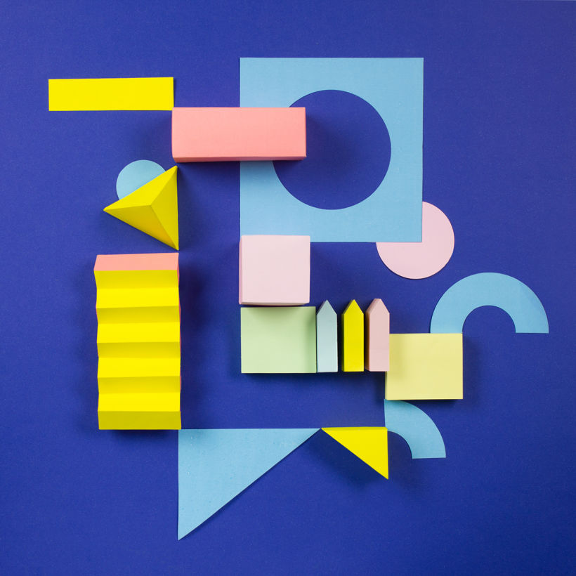 Colorful Paper Craft Alphabet 14