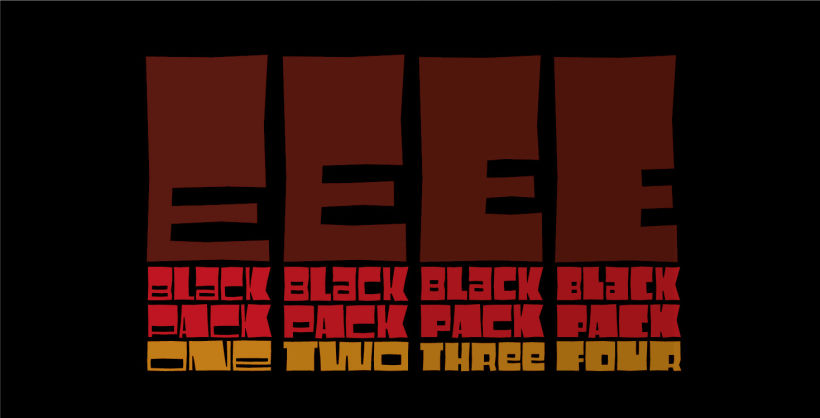 Black Pack Font 9