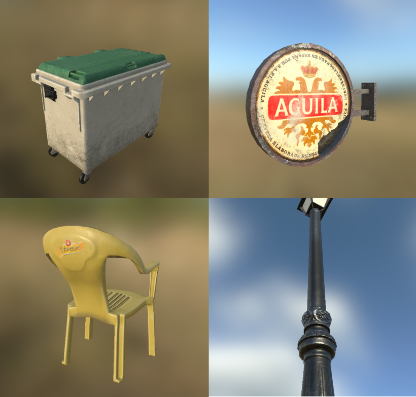 Low poly props 3