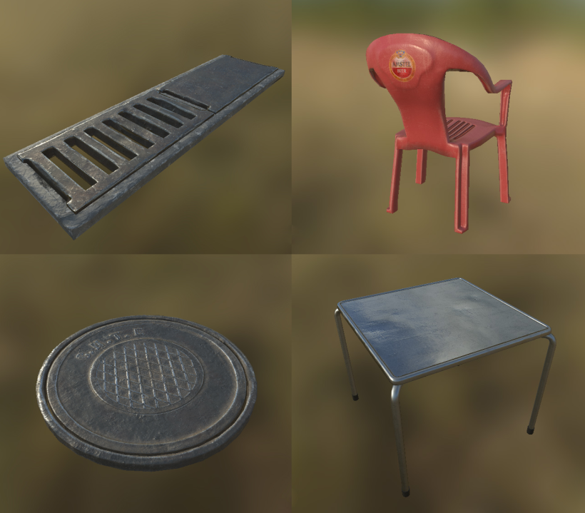 Low poly props 4